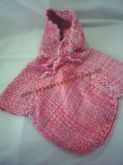 poncho com capuz
