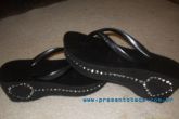 Chinelo em solado alto 22
