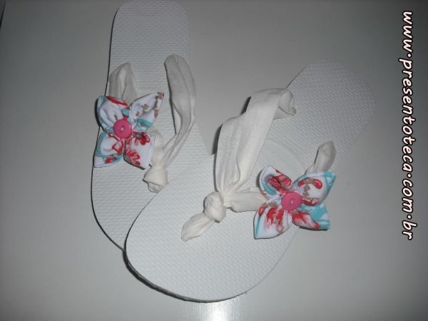 Chinelo em tecido 34
