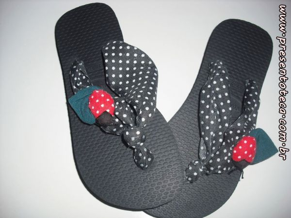 Chinelo em tecido 37