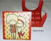 Porta batom casal vintage cód 172