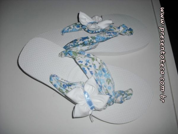Chinelo em tecido 36