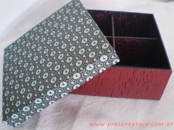 Porta treco coraçãozinho de glitter
