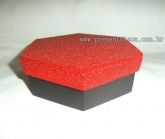 Porta treco sextavado em glitter - 121